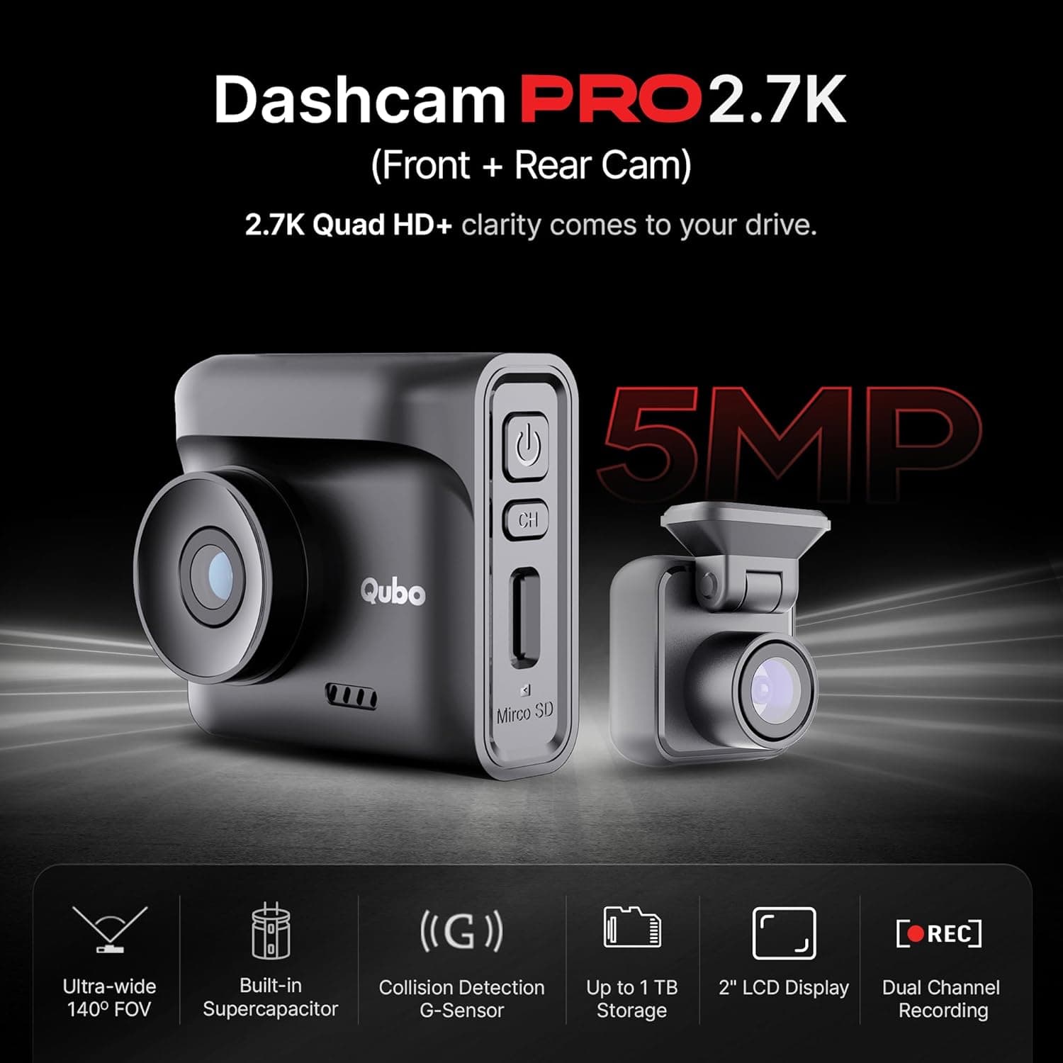 Qubo Car Dashcam 1